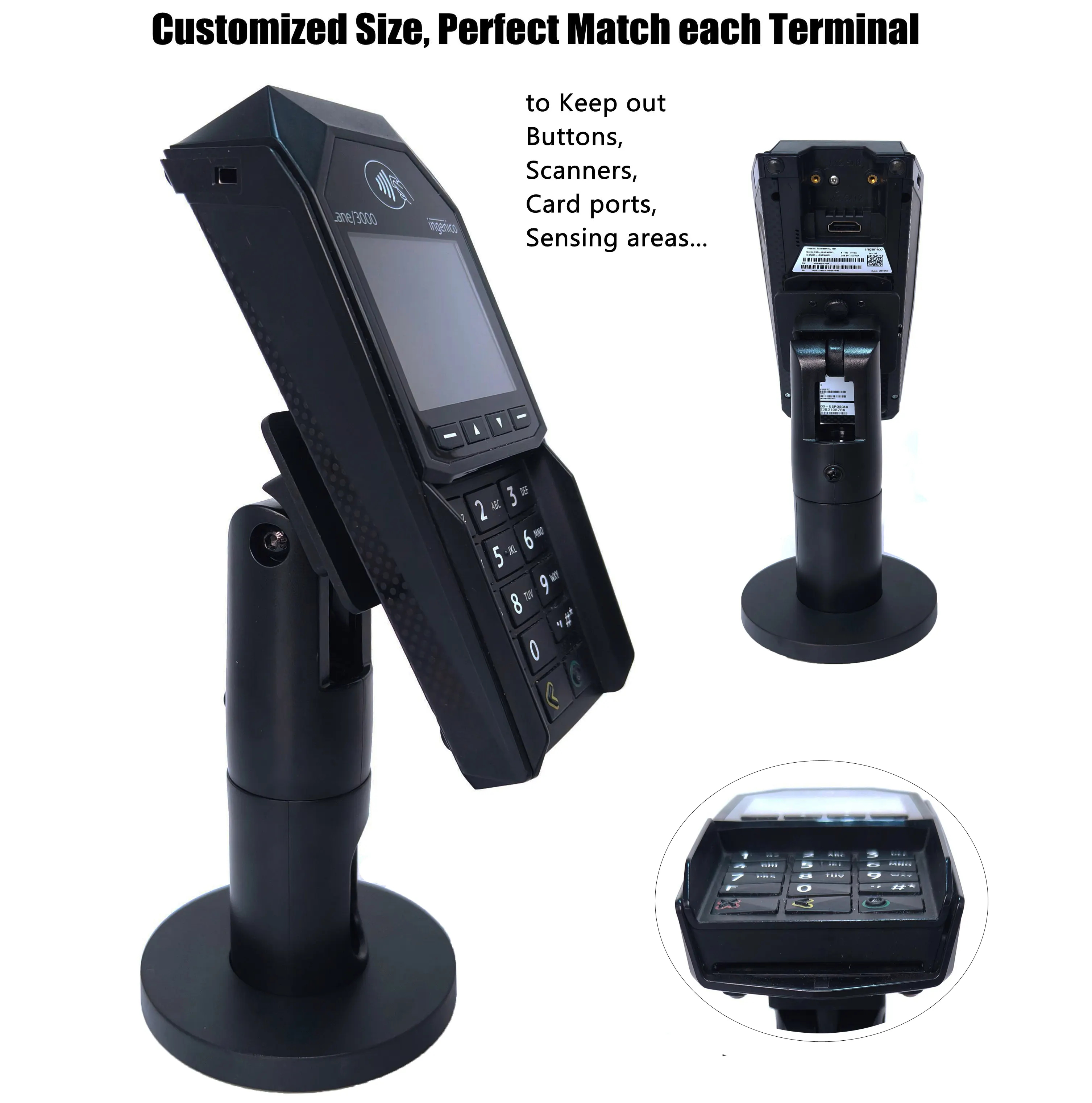 Ingenico Lane 3000 and 7000 POS Stand