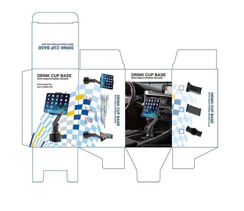 Cup Holder Tablet and Phone Mount