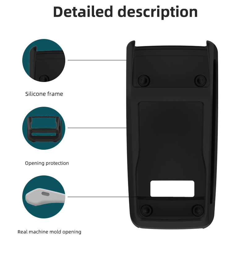 POS Machine Cover Silicone protective Case For Ingenico Move 2500 POS Machine Cover Silicone protective Case For Ingenico Move 2500