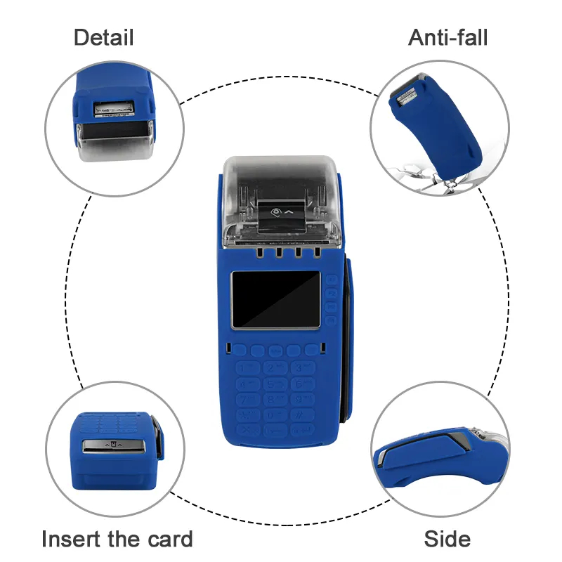 POS Machine Cover Silicone protective Case For Verifone VX520G
