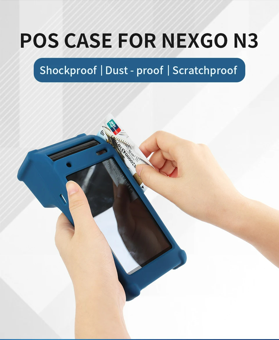 POS Machine Cover Silicone protective Case For NEXGO N3 POS Machine Cover Silicone protective Case For NEXGO N3