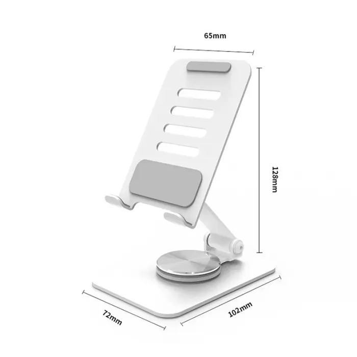 Tablet Stand Phone Holder with 360 Swivel