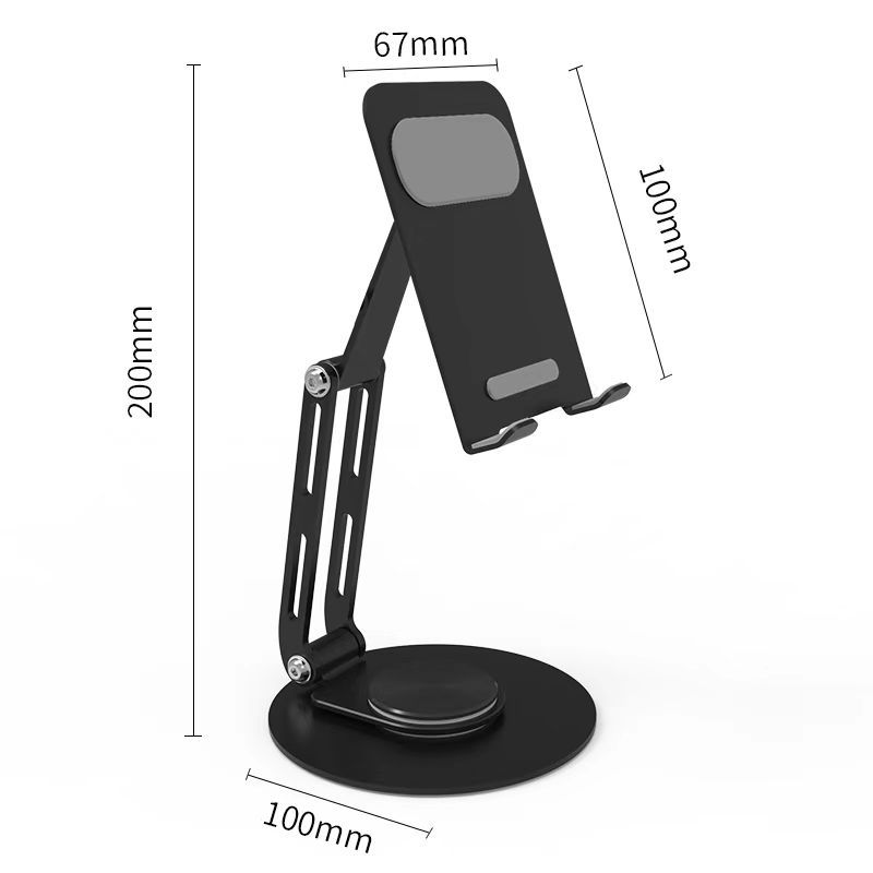 Tablet Stand Phone Holder with 360 Swivel