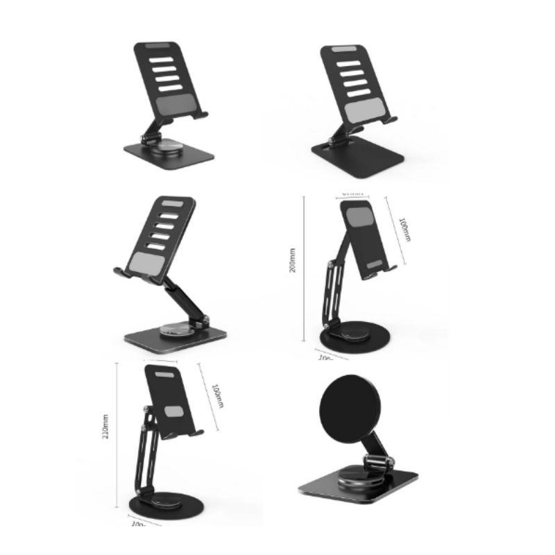 Tablet Stand Phone Holder with 360 Swivel
