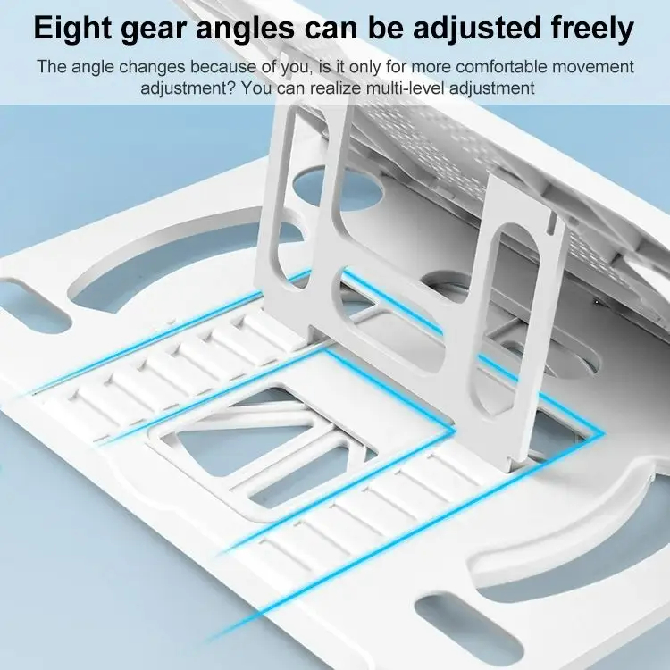 New Laptop Stand with 360 Rotating Base Laptop Ergonimic Foldable Laptop Riser