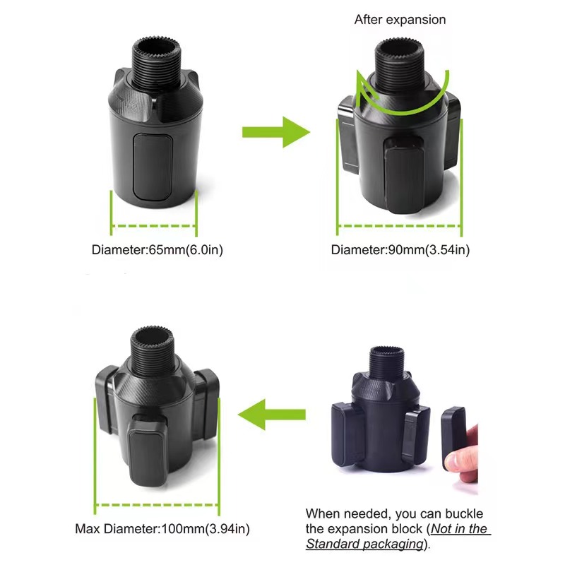 Expander Car Cup Tray Holder Adjustable Base Compatible with Bottles and Cups Expander Car Cup Tray Holder Adjustable Base Compatible with Bottles and Cups