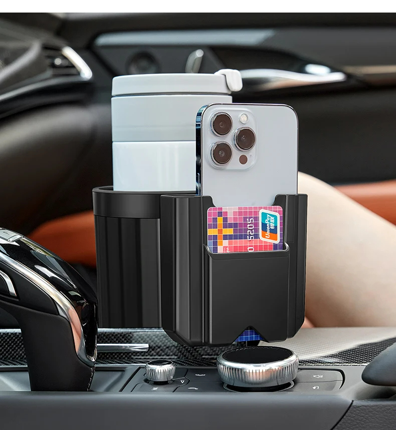 Adjustable 2.6-3.8 Inches Base Cup Holder Expander Car Tray Cup Holder