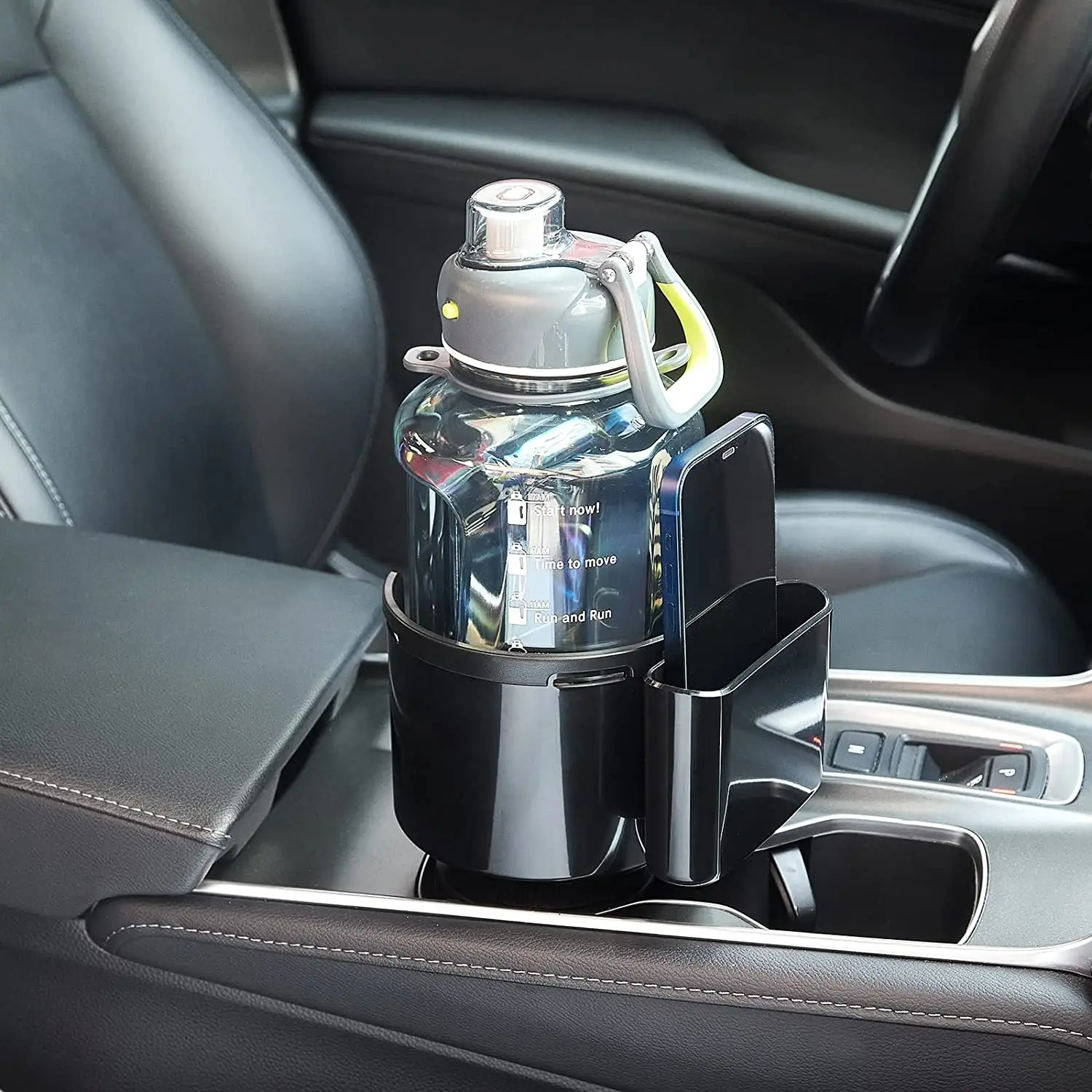 2 in 1 Car Cup Holder Car organizers With Phone Holder