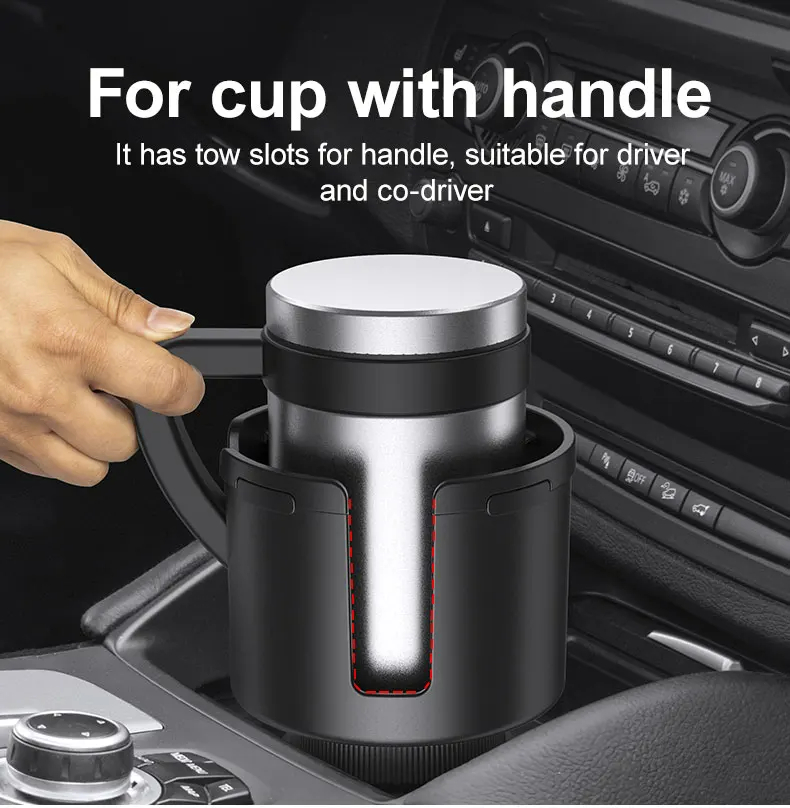 2 in 1 Car Cup Holder Car organizers With Phone Holder