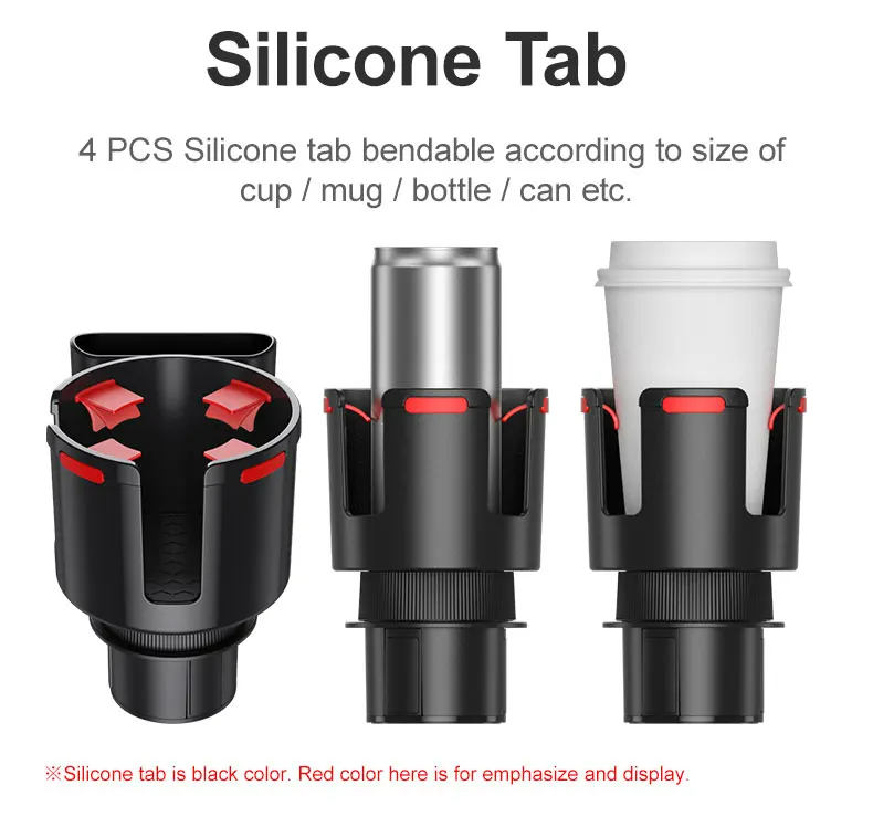 2 in 1 Car Cup Holder Car organizers With Phone Holder