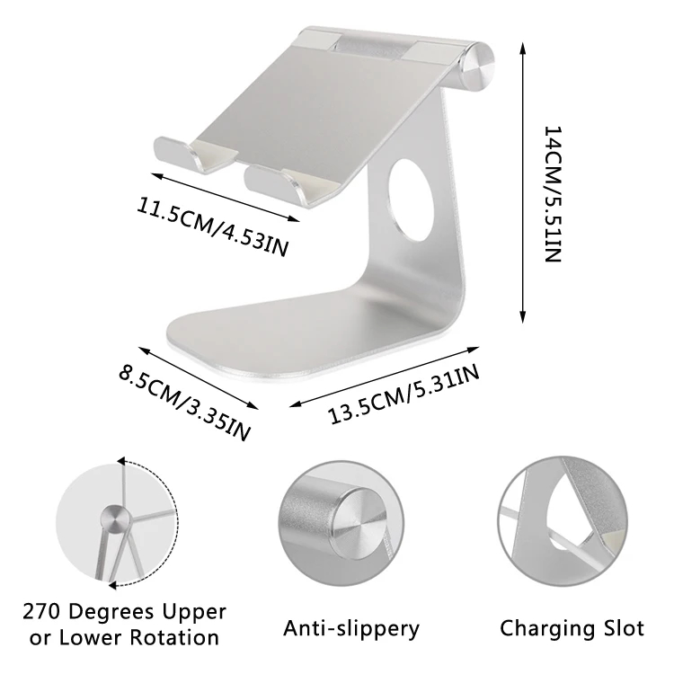 Big Size Tablet Stand Adjustable Desktop Stand Holder