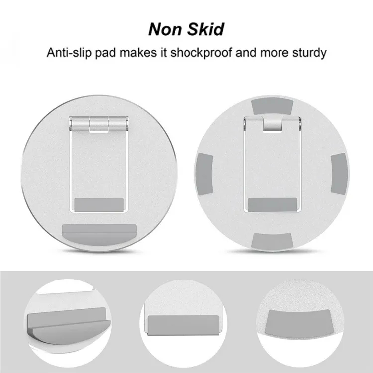 Portable 180 Rotating Completely Flat Shape Lazy Tablet Phone Holder