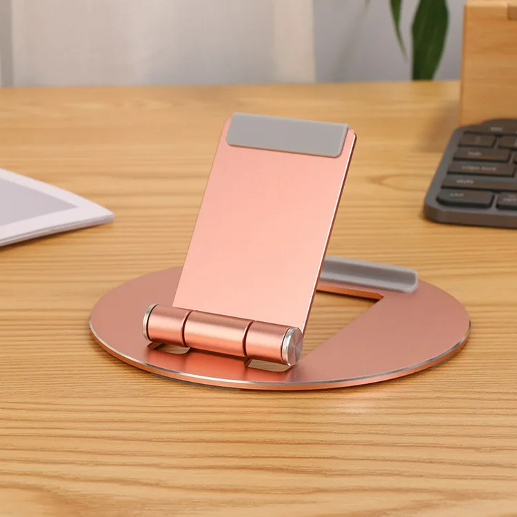 Portable 180 Rotating Completely Flat Shape Lazy Tablet Phone Holder