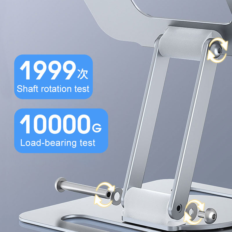 Newest Adjustable Laptop Holder Foldable 360 Rotating Notebook Stand