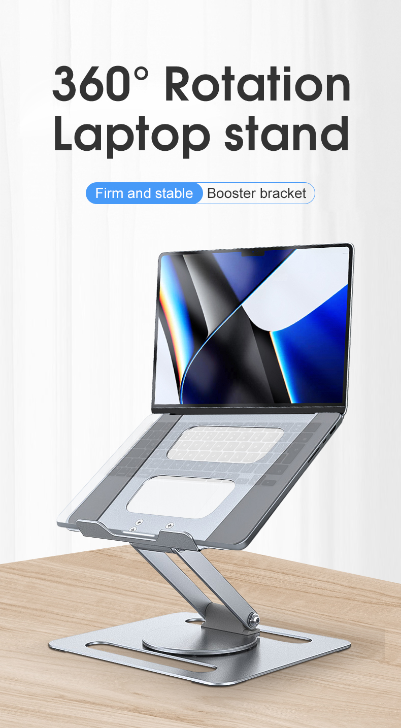Newest Adjustable Laptop Holder Foldable 360 Rotating Notebook Stand Newest Adjustable Laptop Holder Foldable 360 Rotating Notebook Stand