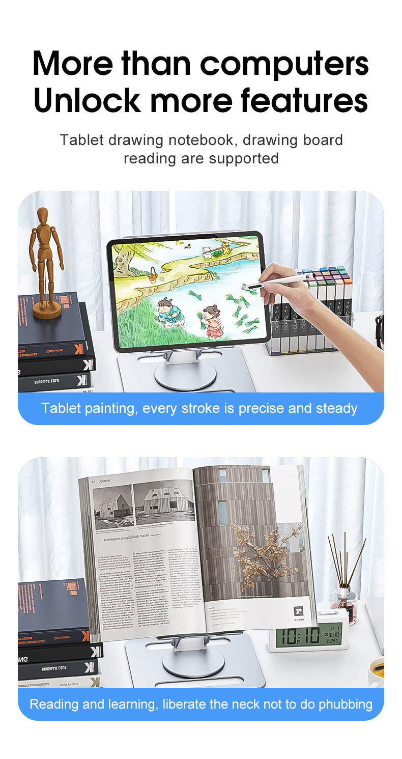 Newest Adjustable Laptop Holder Foldable 360 Rotating Notebook Stand Newest Adjustable Laptop Holder Foldable 360 Rotating Notebook Stand