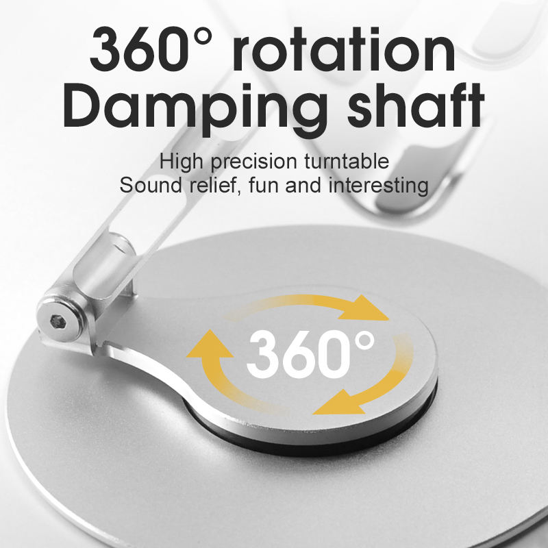  Hot Sale Anti-slip 360 Rotating Aluminum Mobile Phone Holders