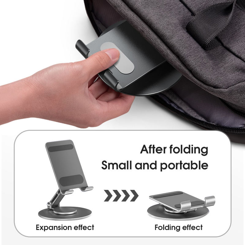  Hot Sale Anti-slip 360 Rotating Aluminum Mobile Phone Holders