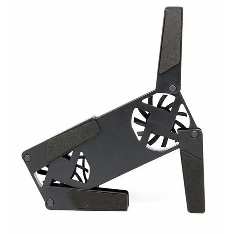 New Laptop Cooling Pad Laptop Cooler USB Powered Cooling Pad Bracket 2 Fans for Laptop