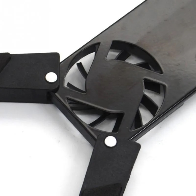 New Laptop Cooling Pad Laptop Cooler USB Powered Cooling Pad Bracket 2 Fans for Laptop