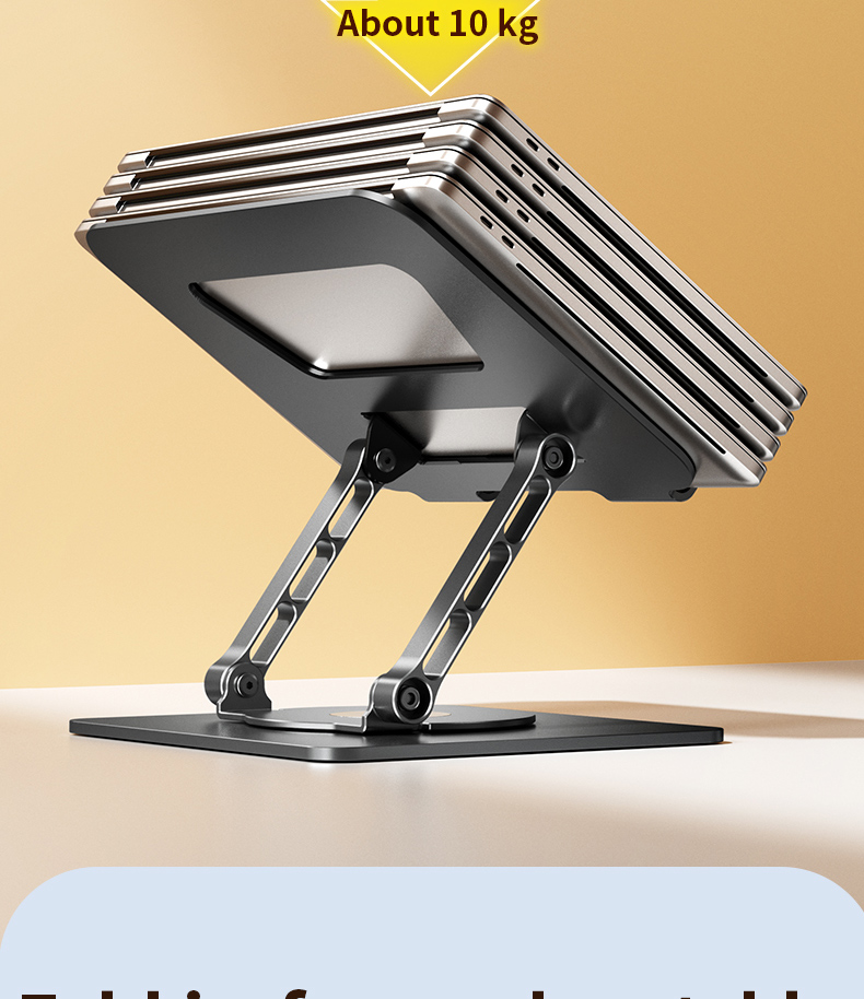 360 Degree Rotating Portable Laptop Bracket Hollow Heat Dissipation Height Adjustable Accessories 360 Degree Rotating Portable Laptop Bracket Hollow Heat Dissipation Height Adjustable Accessories