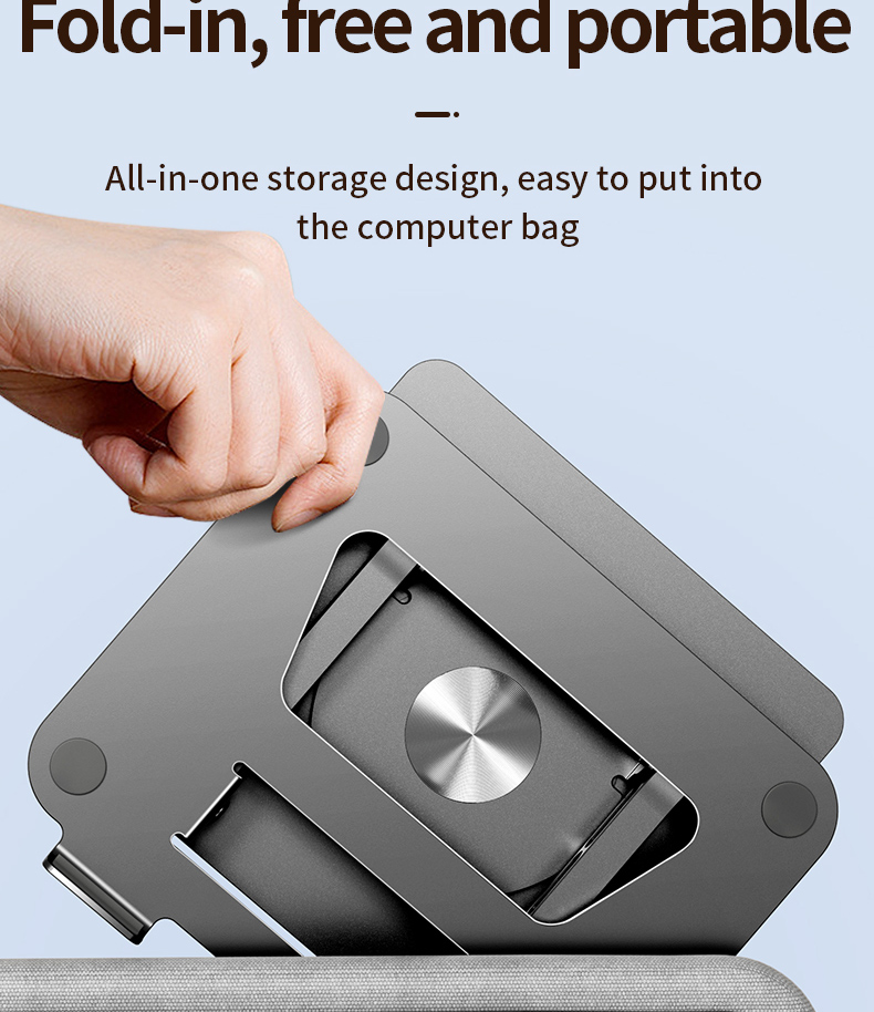 360 Degree Rotating Portable Laptop Bracket Hollow Heat Dissipation Height Adjustable Accessories 360 Degree Rotating Portable Laptop Bracket Hollow Heat Dissipation Height Adjustable Accessories