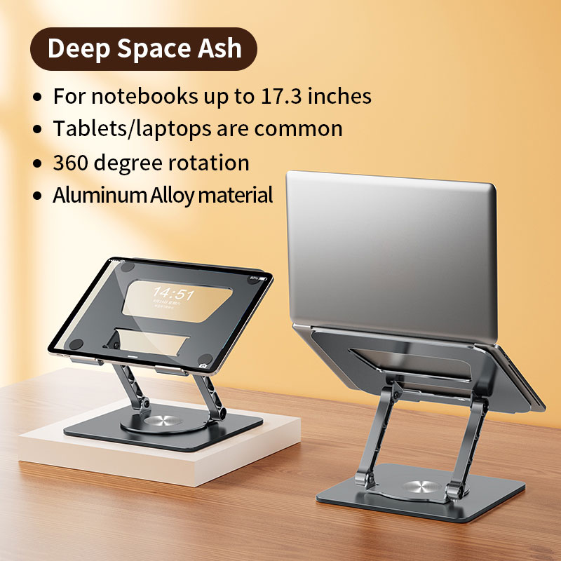 360 Degree Rotating Portable Laptop Bracket Hollow Heat Dissipation Height Adjustable Accessories