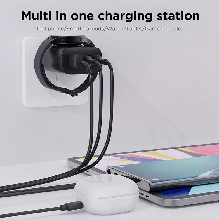 Foldable Samsung Iphone Watch Charging Block 43W 23W PD USB C Wall Desktop Plug Phone Power Charger Foldable Samsung Iphone Watch Charging Block 43W 23W PD USB C Wall Desktop Plug Phone Power Charger