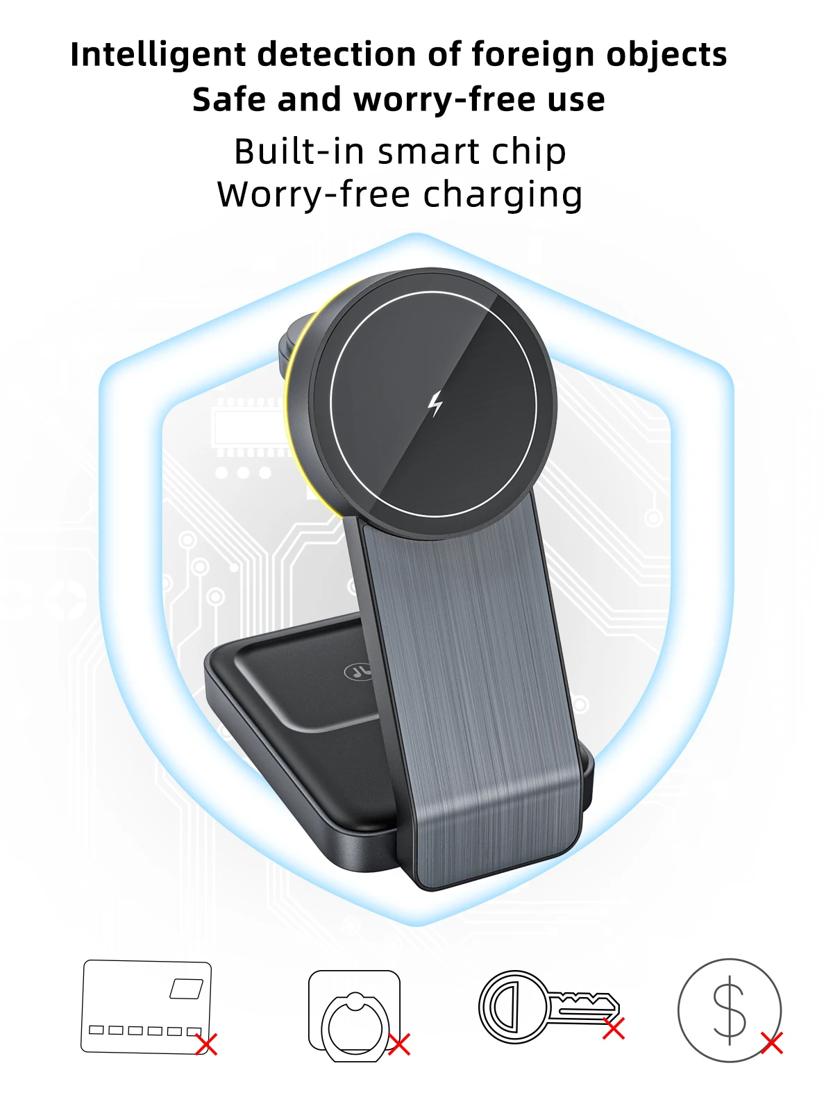 15W Magnetic Macsafe Fast QI Wireless Charging Wireless Fast Charger Station For Apple 3 In 1 15W Magnetic Macsafe Fast QI Wireless Charging Wireless Fast Charger Station For Apple 3 In 1