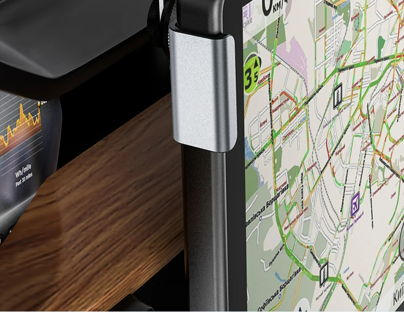 Car Phone Holder aluminum Alloy Car Mount Mechanical Car Mount For Tesla Console Screen