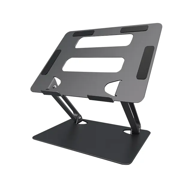 Hot Sale Oem Adjustable Aluminum Laptop Stand Portable Foldable Notebook Holder Riser Metal Notebook