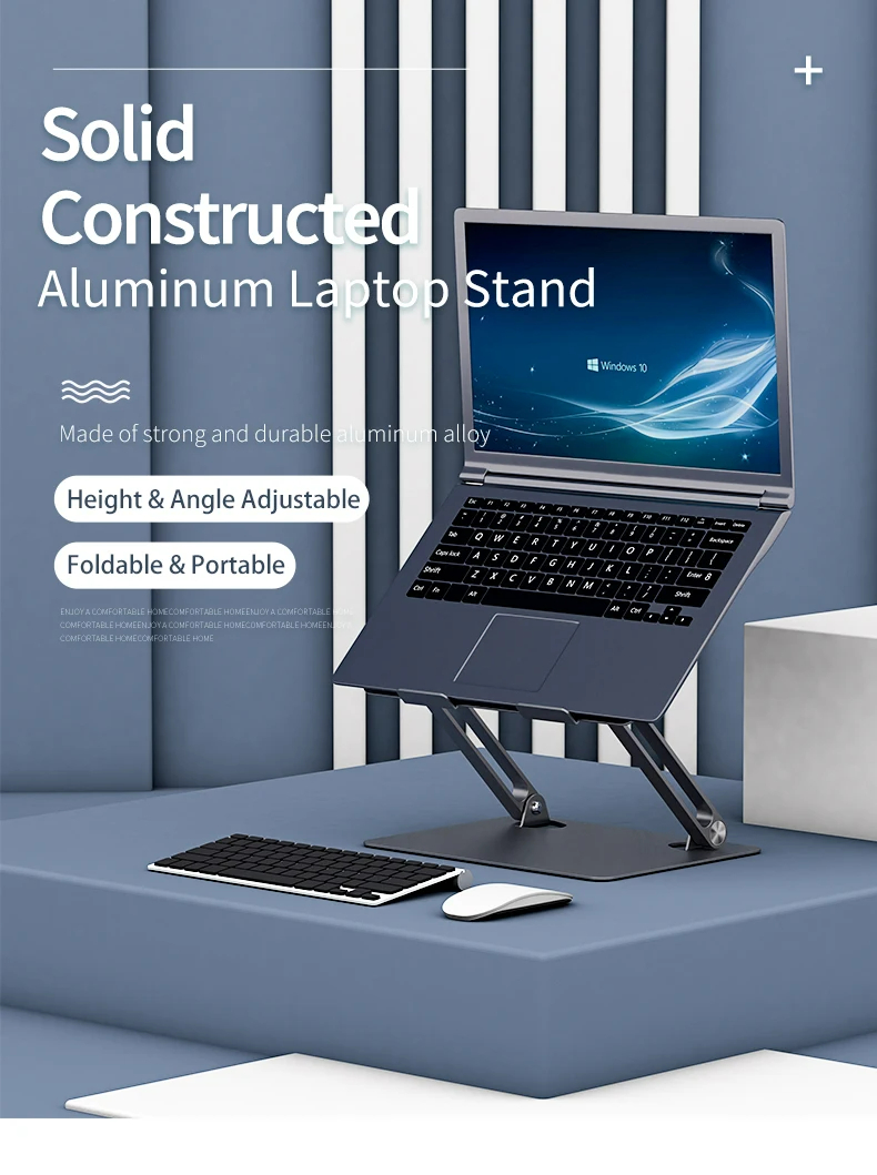 Hot Sale Oem Adjustable Aluminum Laptop Stand Portable Foldable Notebook Holder Riser Metal Notebook Hot Sale Oem Adjustable Aluminum Laptop Stand Portable Foldable Notebook Holder Riser Metal Notebook