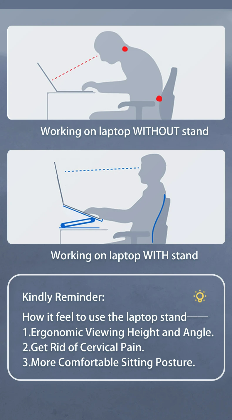 Hot Sale Oem Adjustable Aluminum Laptop Stand Portable Foldable Notebook Holder Riser Metal Notebook Hot Sale Oem Adjustable Aluminum Laptop Stand Portable Foldable Notebook Holder Riser Metal Notebook