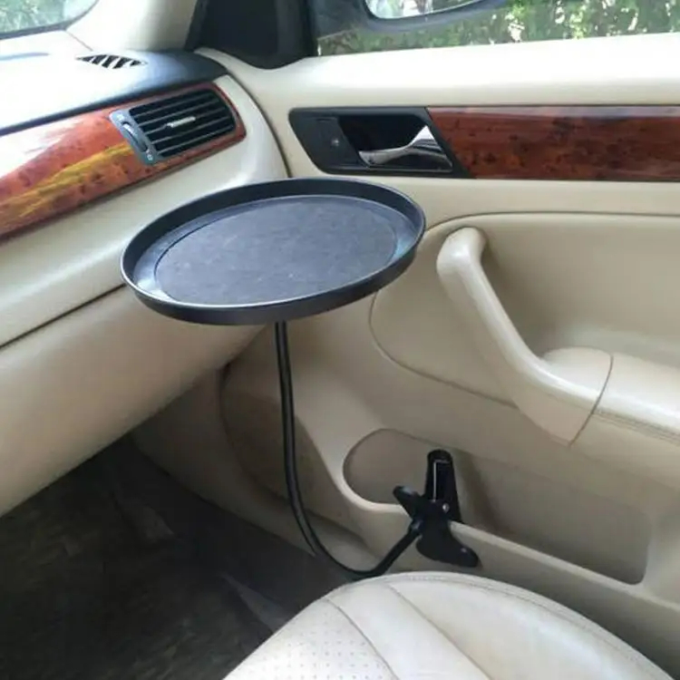 360 Swivel Adjustable Car Food Tray for Cup Holders Mobile Phone Bracket