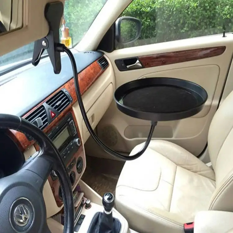 360 Swivel Adjustable Car Food Tray for Cup Holders Mobile Phone Bracket