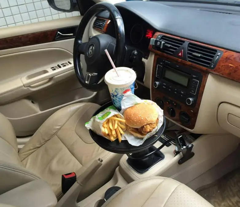 360 Swivel Adjustable Car Food Tray for Cup Holders Mobile Phone Bracket 360 Swivel Adjustable Car Food Tray for Cup Holders Mobile Phone Bracket