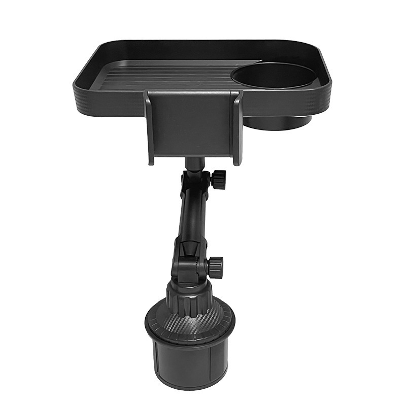 NEW universal Multi-funtional High Quality Black 360 Degree Rotatable Snack Food Tray Holder