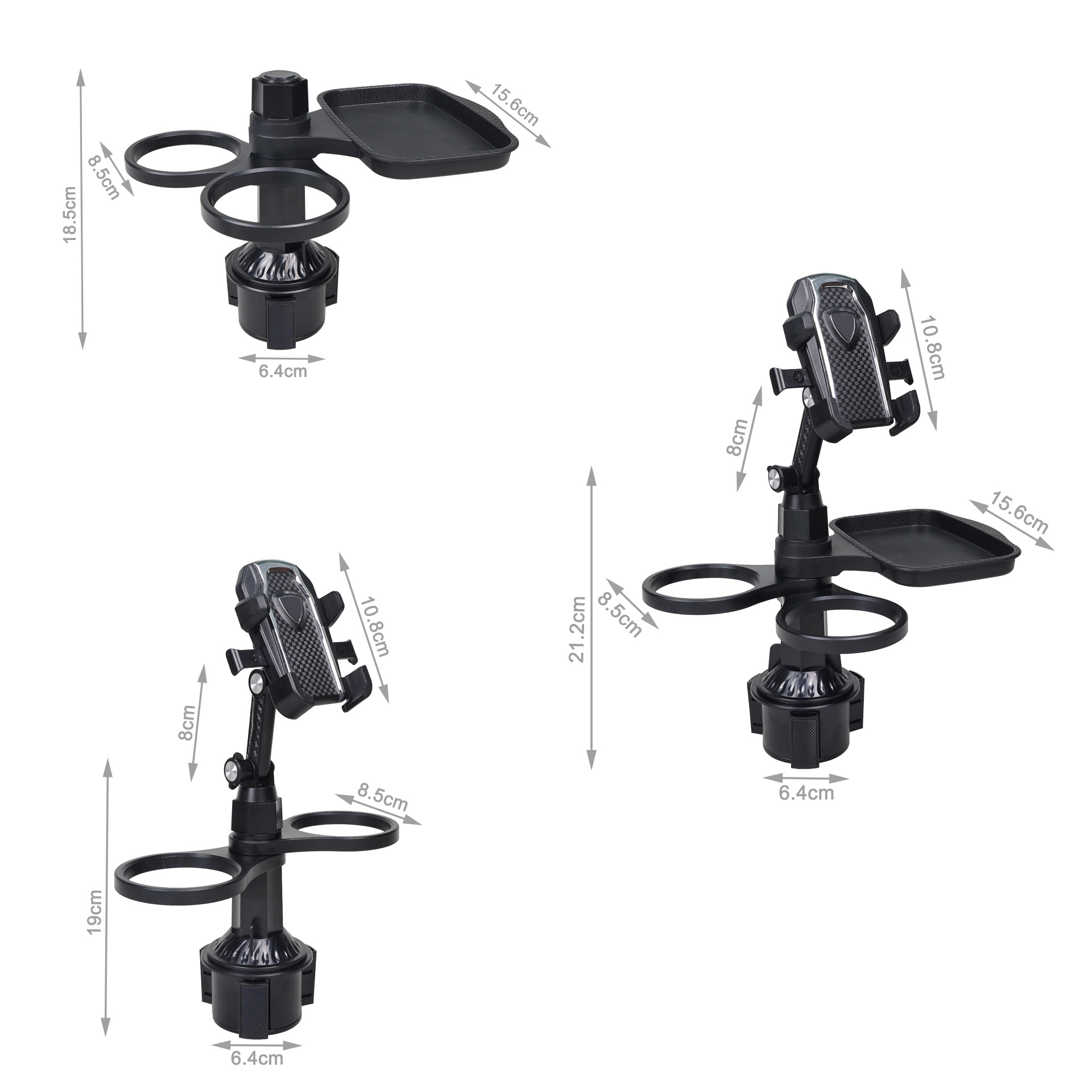 Newest 360 Degree Rotation Multifunctional Car Cup Holder Tray With Food Tray Newest 360 Degree Rotation Multifunctional Car Cup Holder Tray With Food Tray