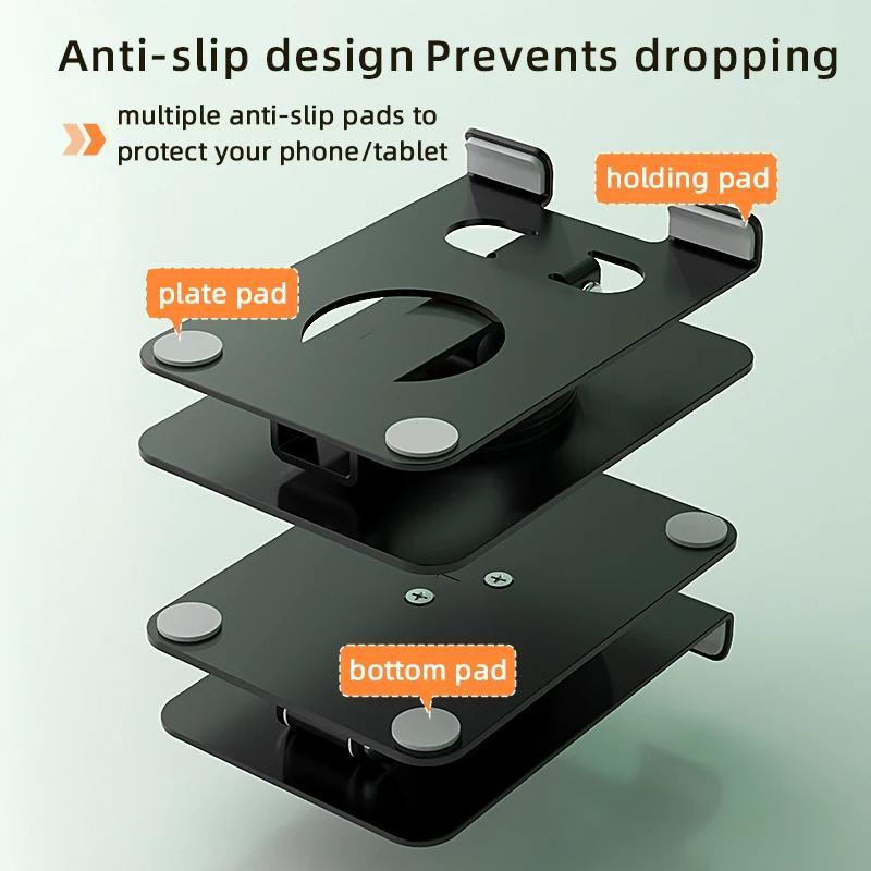 2024 Newest 360 Degree Rotatable Phone and Tablet Holders Support Stands
