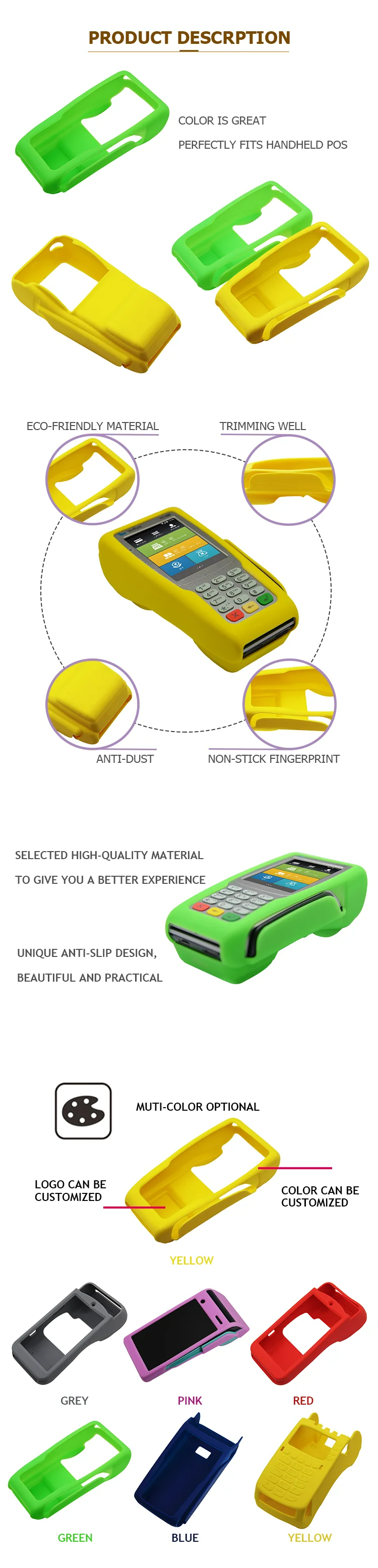 Ingenico MOVE 5000 Silicone Protective Sleeve Ingenico MOVE 5000 Silicone Protective Sleeve