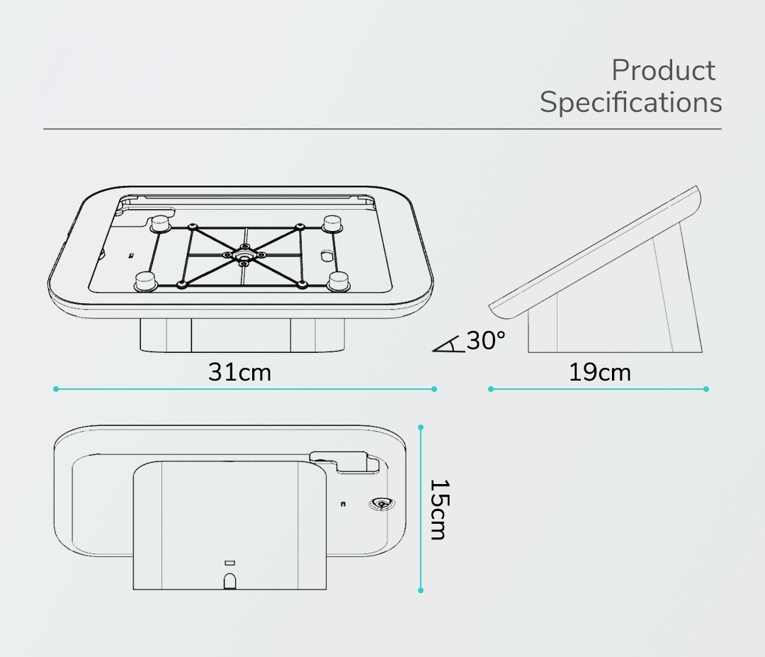 Universal Free standing Security Tablet & iPad Kiosk Counter Display Stand For Samsung Ipad Universal Free standing Security Tablet & iPad Kiosk Counter Display Stand For Samsung Ipad