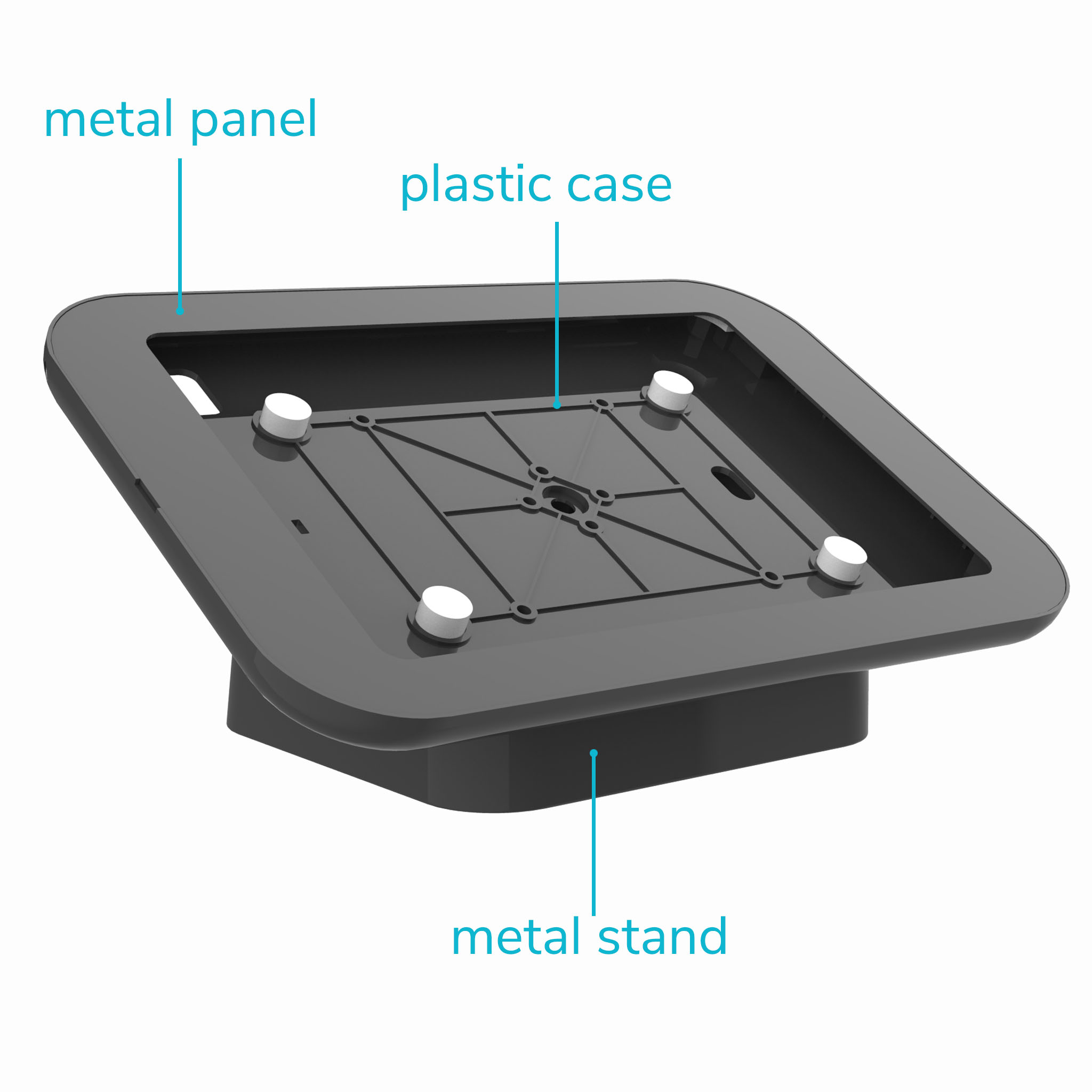 Universal Free standing Security Tablet & iPad Kiosk Counter Display Stand For Samsung Ipad