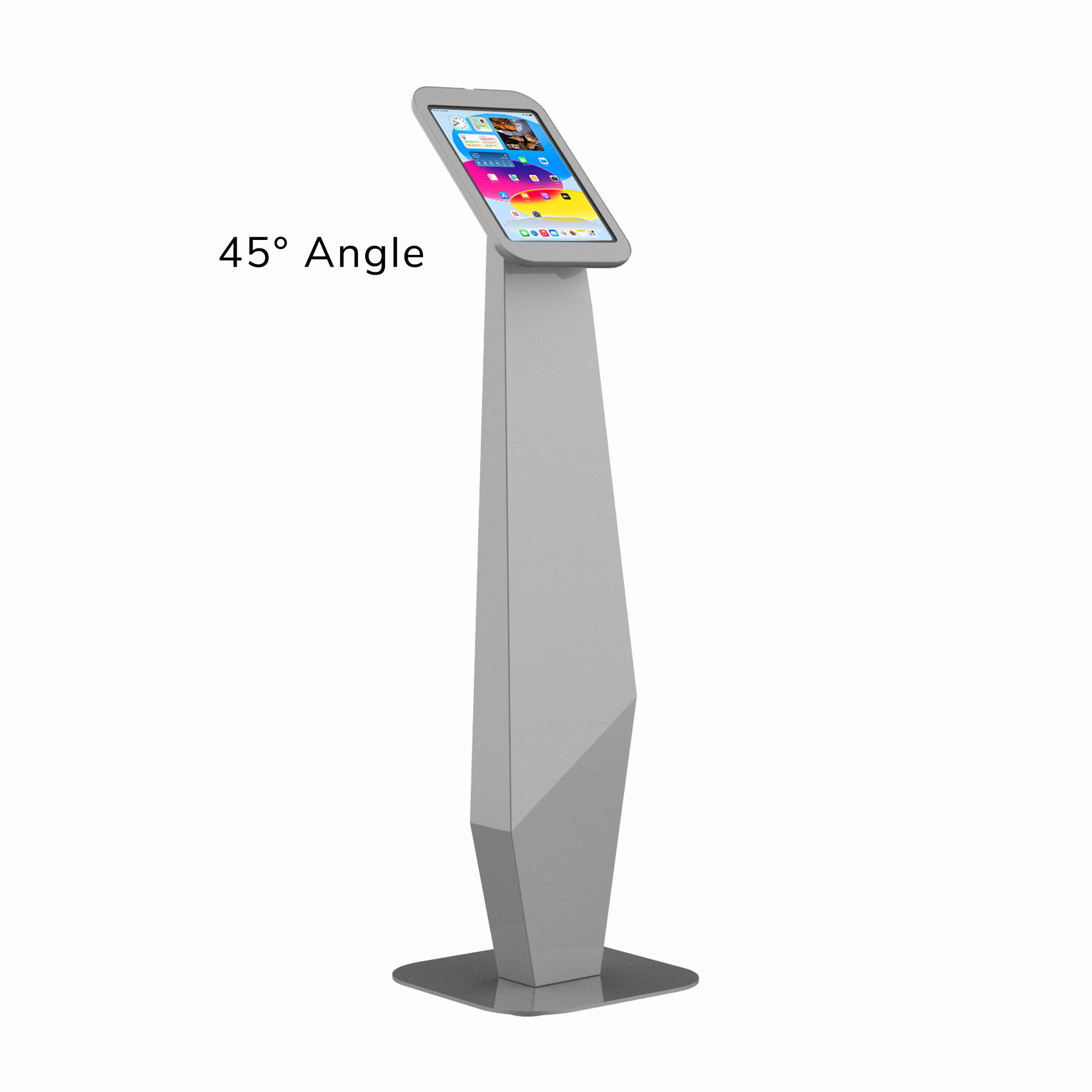 Universal Tablet & iPad Floor Kiosk Exhibition Display Stand For iPad Samsung