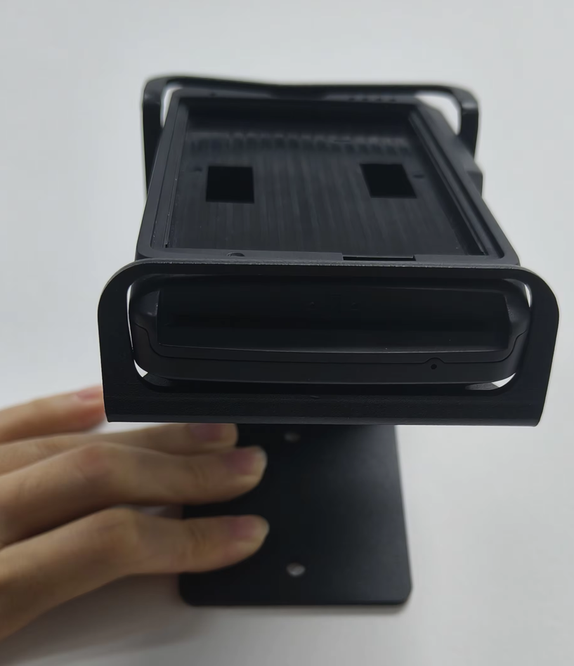 Wall Mounted POS Stand Alongside Kiosk for WIZARPOS Q3 Pinpad 