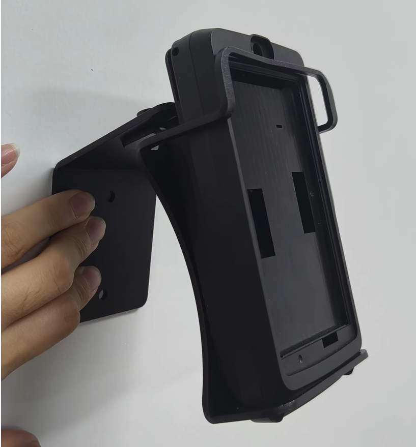 Wall Mounted POS Stand Alongside Kiosk for WIZARPOS Q3 Pinpad 