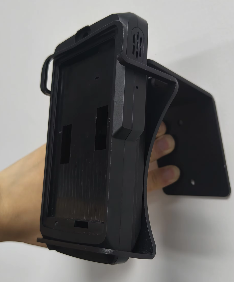 Wall Mounted POS Stand Alongside Kiosk for WIZARPOS Q3 Pinpad 