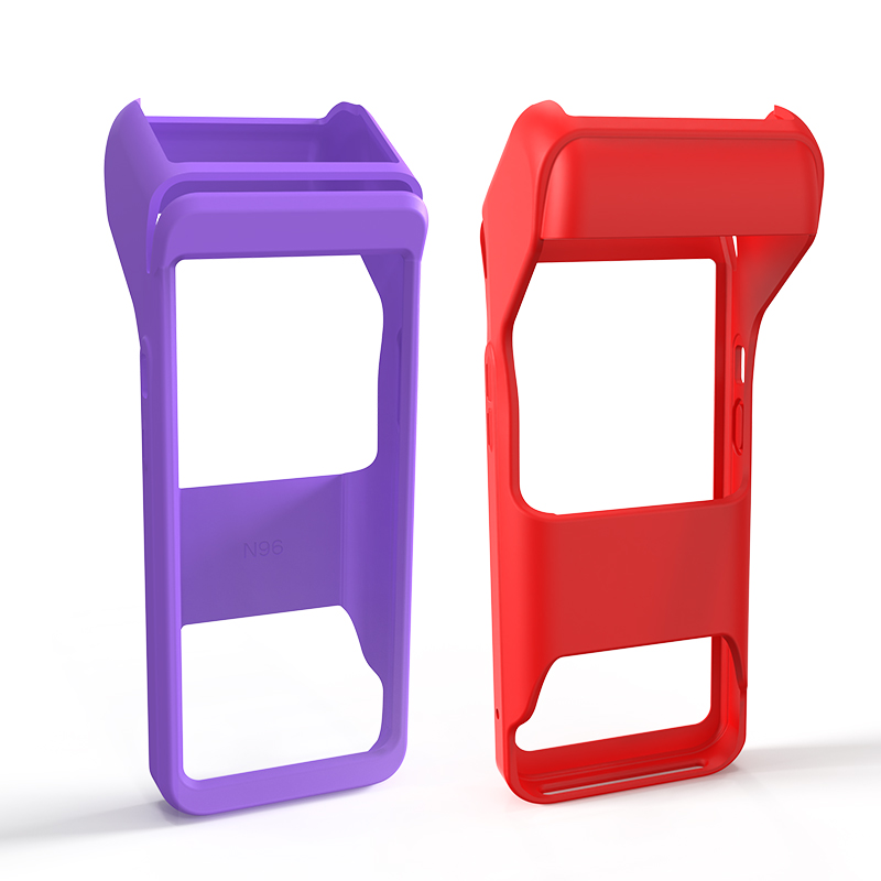 POS Machine Cover Silicone Protective Case For Nexgo N96 With Charging Base