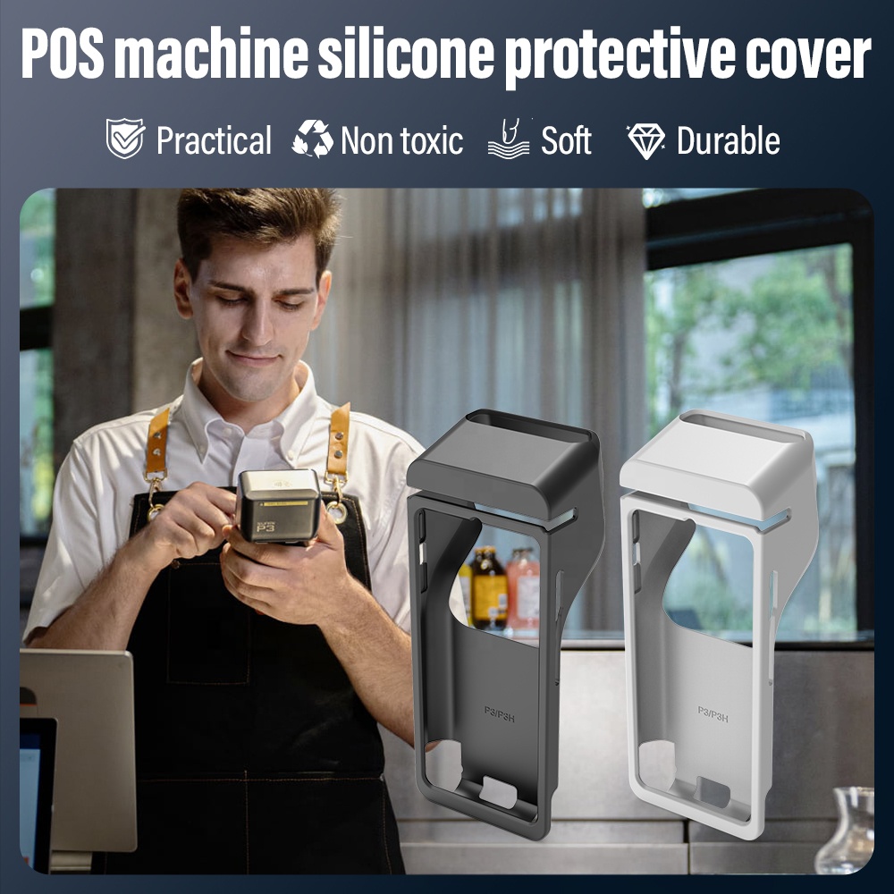 POS Machine Cover Silicone protective Case For Sunmi P3 P3H