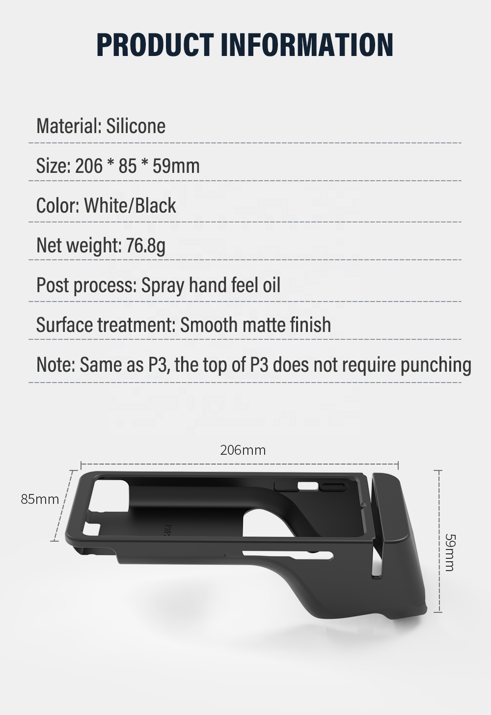 POS Machine Cover Silicone protective Case For Sunmi P3 P3H
