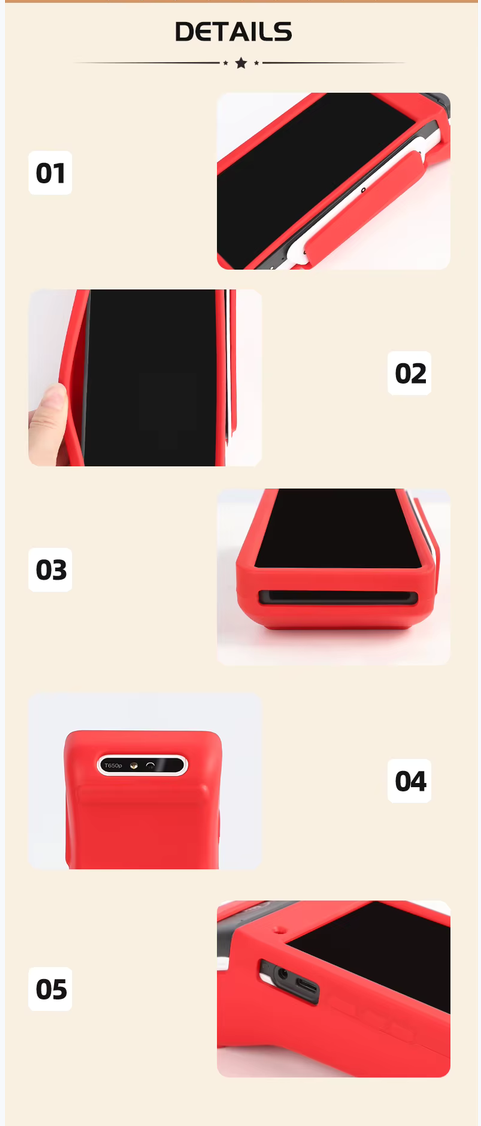 POS Machine Cover Silicone Protective Case For Verifone T650P POS Machine Cover Silicone Protective Case For Verifone T650P